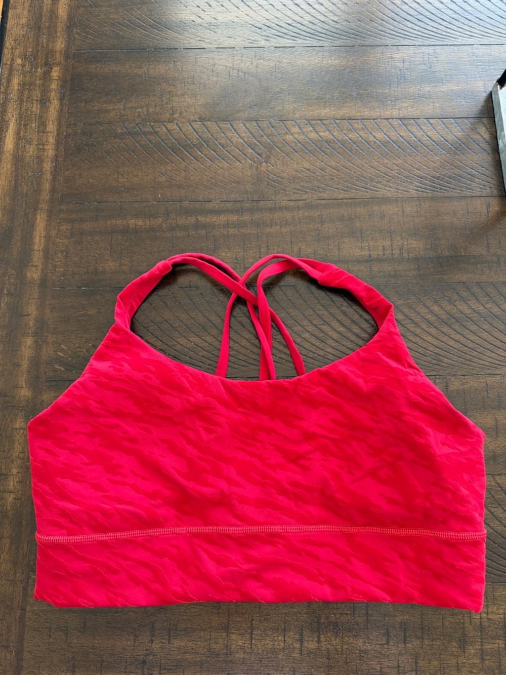 Lululemon athletica Red Strappy Sports Bra